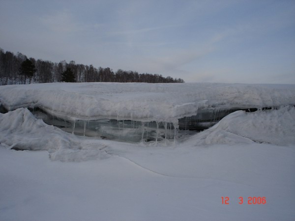 лёд сел