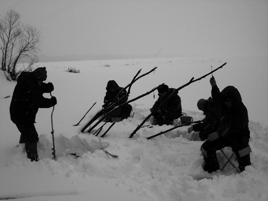 Зимняя рыбалка....