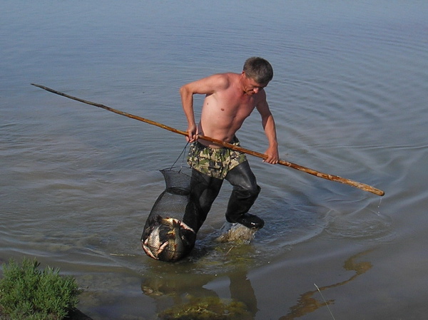 Вот так мы встретили День Рыбака на оз. Чаны (08.07.2007)