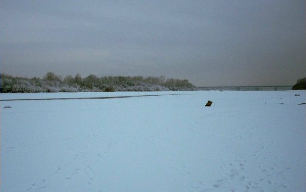 Вид на мосты. Вечер 9 декабря 2007г.