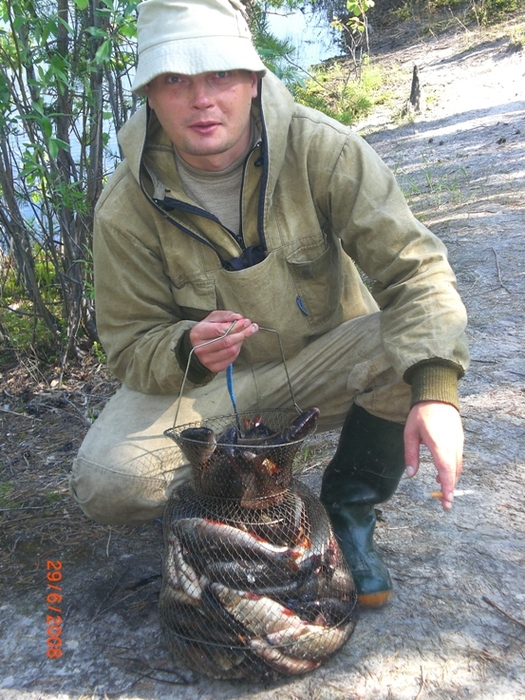 полный садок.....