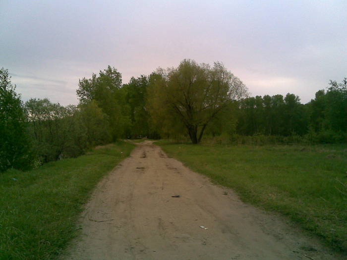 По дороги на рыбалку.