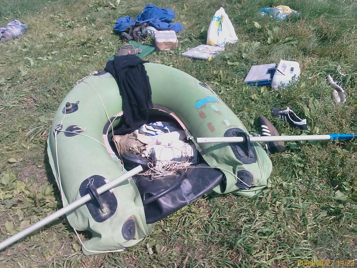 прости Михалыч уключина не выдюжила 