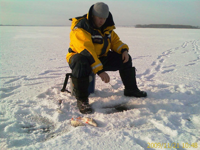Еще можно так порыбачить на море...