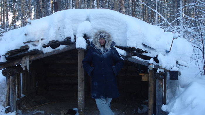 -38 а в зимнике тепло.