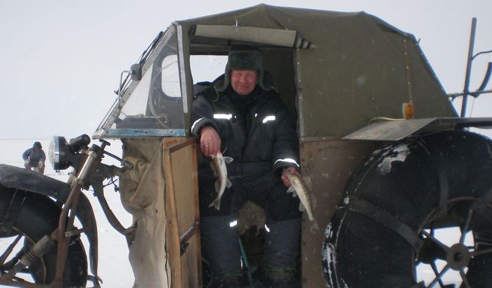 Александр Сергеевич-" ...меня сфотографируй, я тоже поймал!"