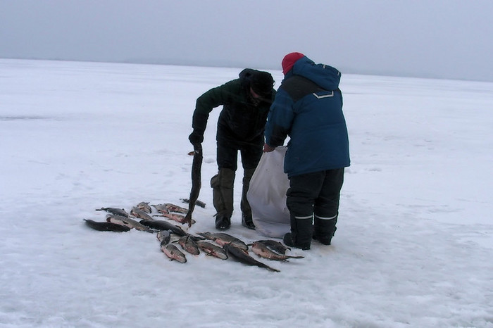 Закрытие подледного сезона, май 2010.