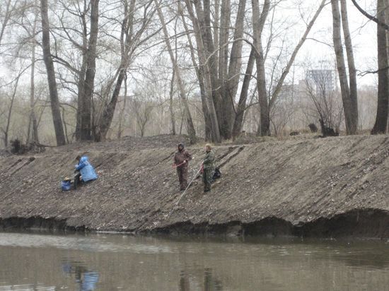 реконструированный берег тулки,крайне не удобен для рыбаков