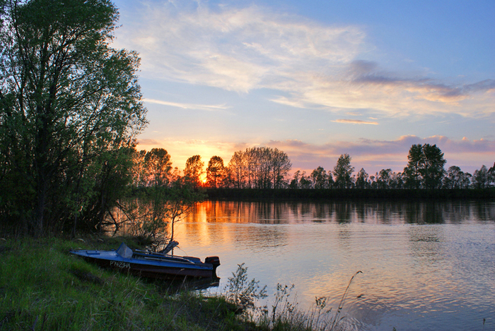 Закат.