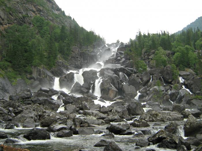 Водопад Учар