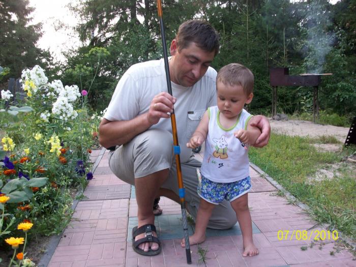 мал окунек. но радости полный памперс.