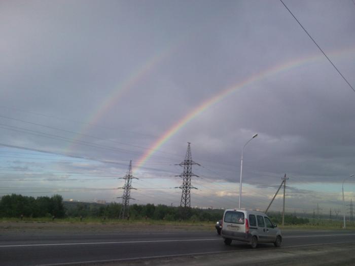 Двойная радуга :) 