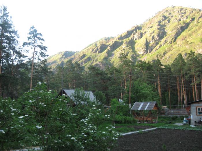 домики в горах