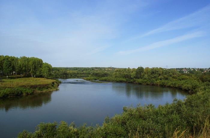 р. Иня. На Паровозном.