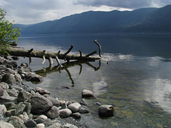 оз. Телецкое в районе водопада Корбу