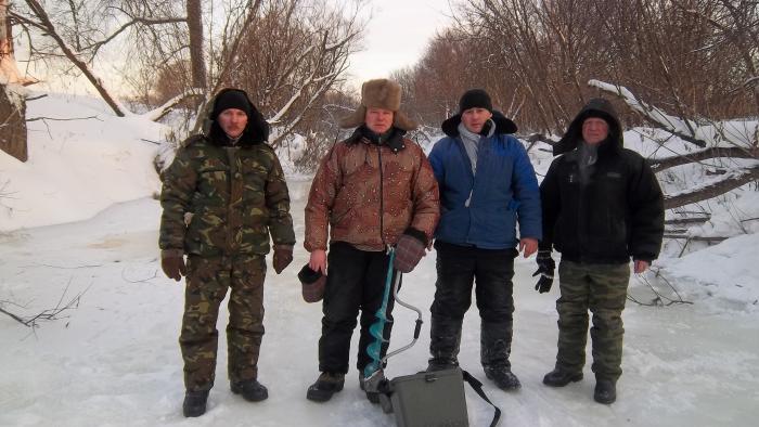 В компании друзей-рыбаков