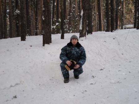 На природе