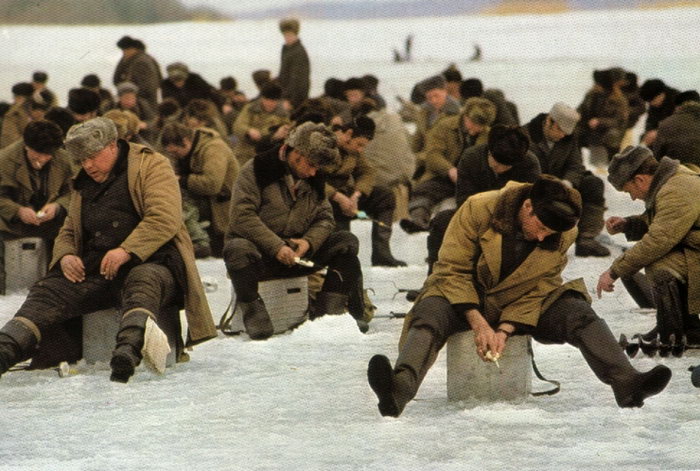 Зимняя рыбалка в СССР!