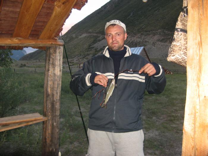 Мой первый харюзок . Чулышман  .