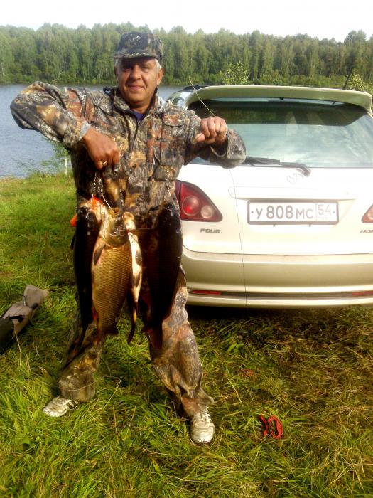 удачная рыбалка в Верх-Балта
