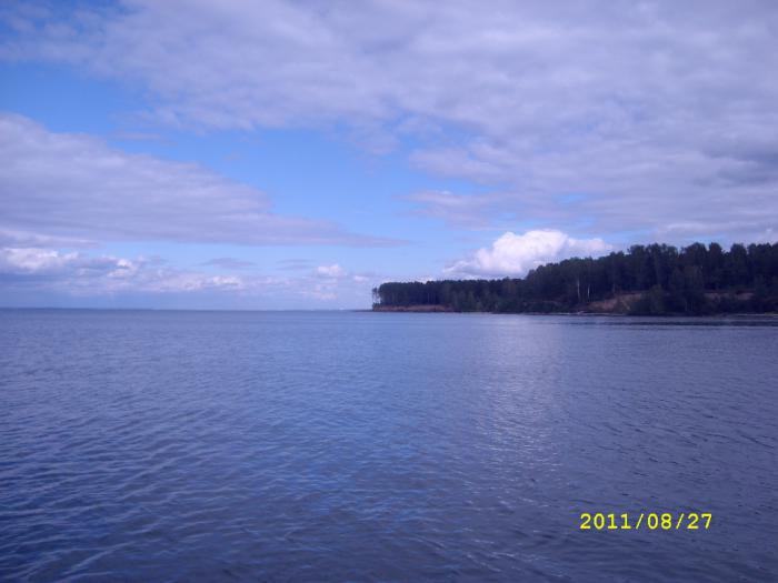 Обское море.