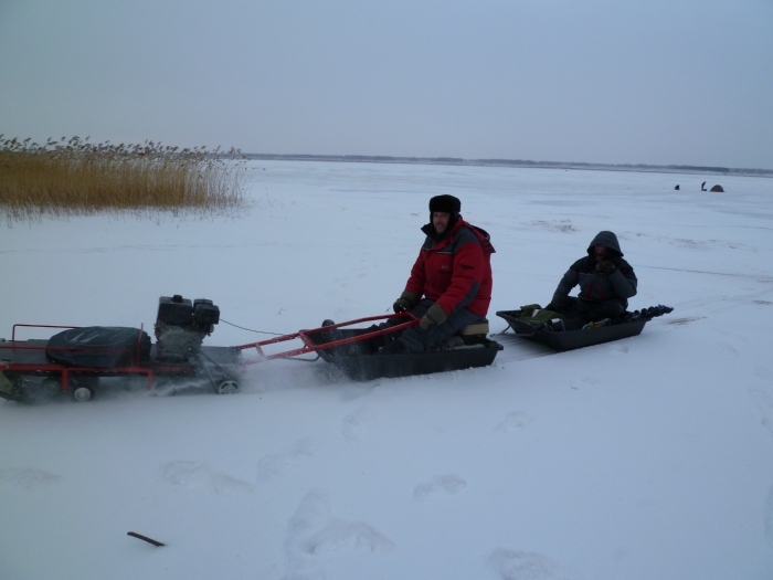 на море на мотособаке