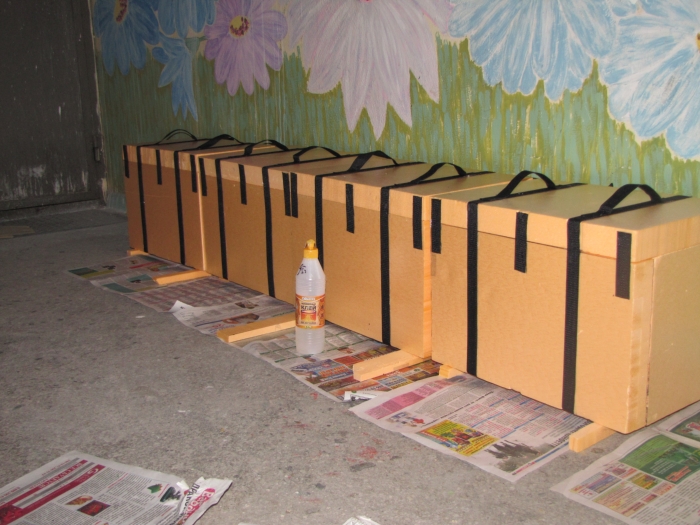 Рыбацкий ящик своими руками, из пенопласта…