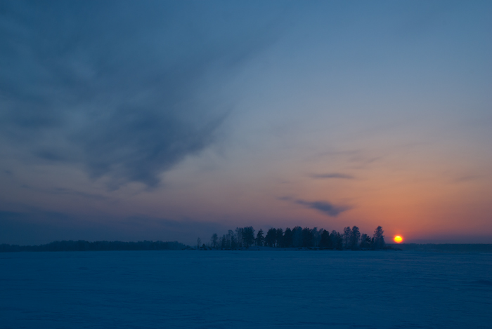 На закате.19.02.2012.