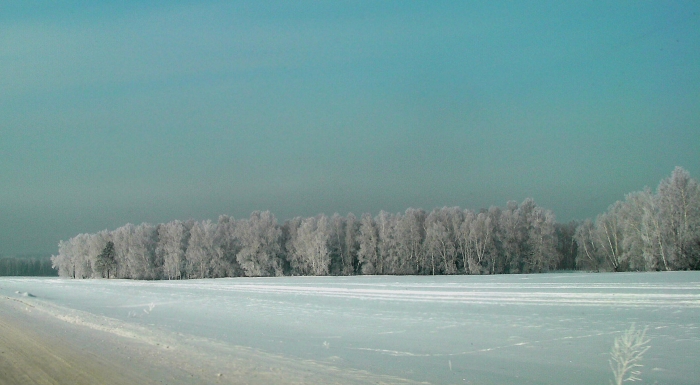 по дороге в Морозово