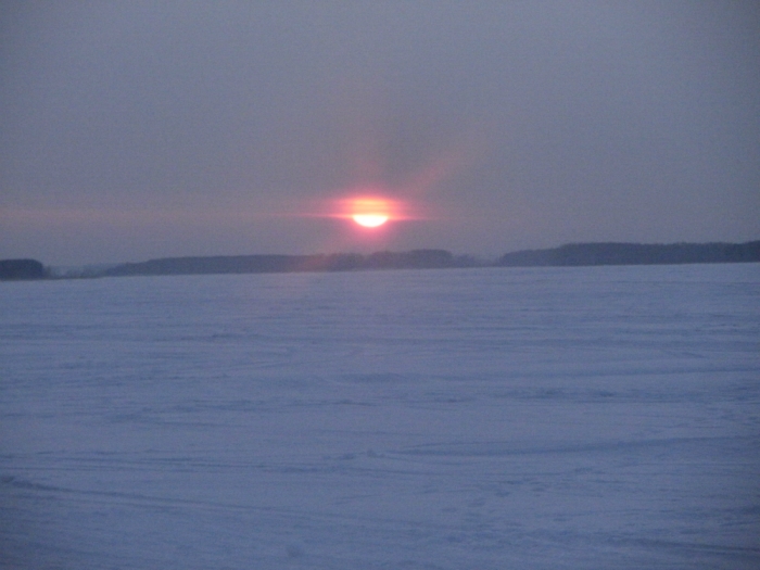 Закат в Береговом.