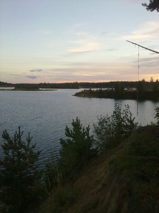 на природе
