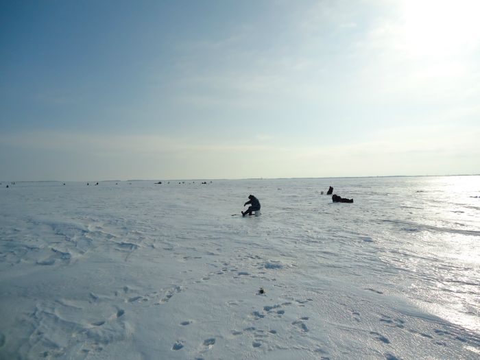 Кучно сидим. Чаны 30.03.13.