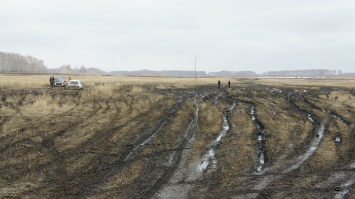 дорога в Калояр через Бехтень.