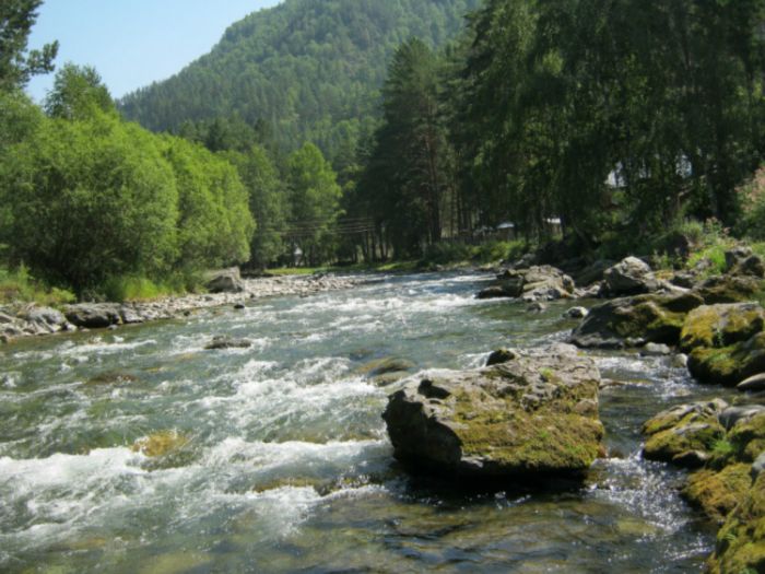 Горная река Чемалка