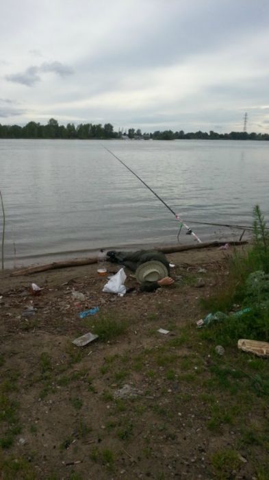 Урыбачился человечище