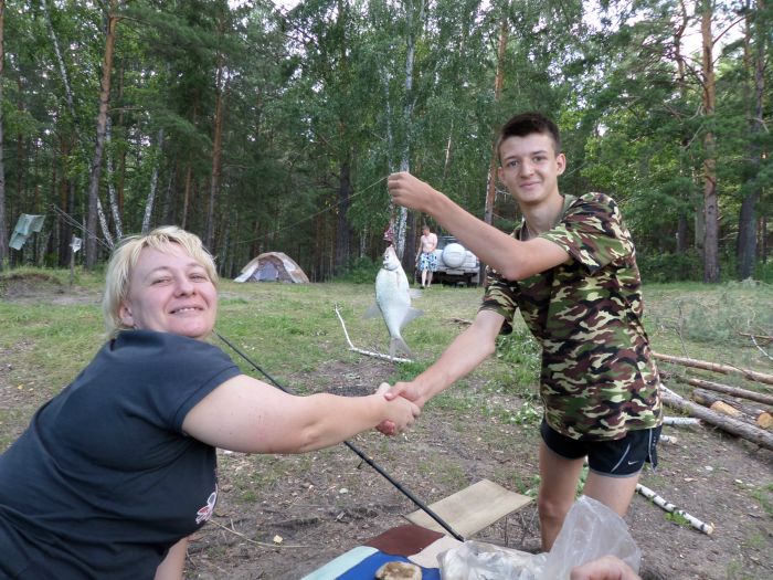 Первый подлещик за рыбалку