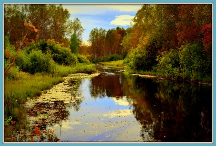 ОСЕНЬ на речке Амба.