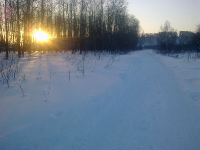 Закат на Издревой