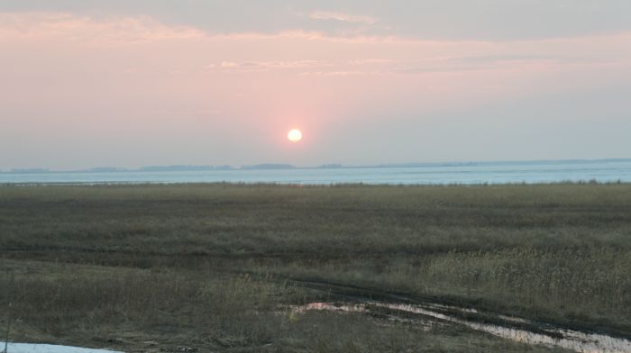 Закат оз.ЧАНЫ.