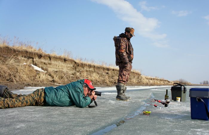 В поисках ракурса для натюрморта.