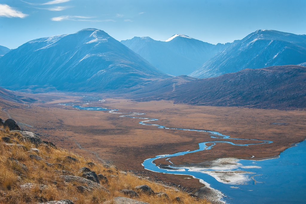 р.Нарын-Гол, 2500м над уровнем моря.