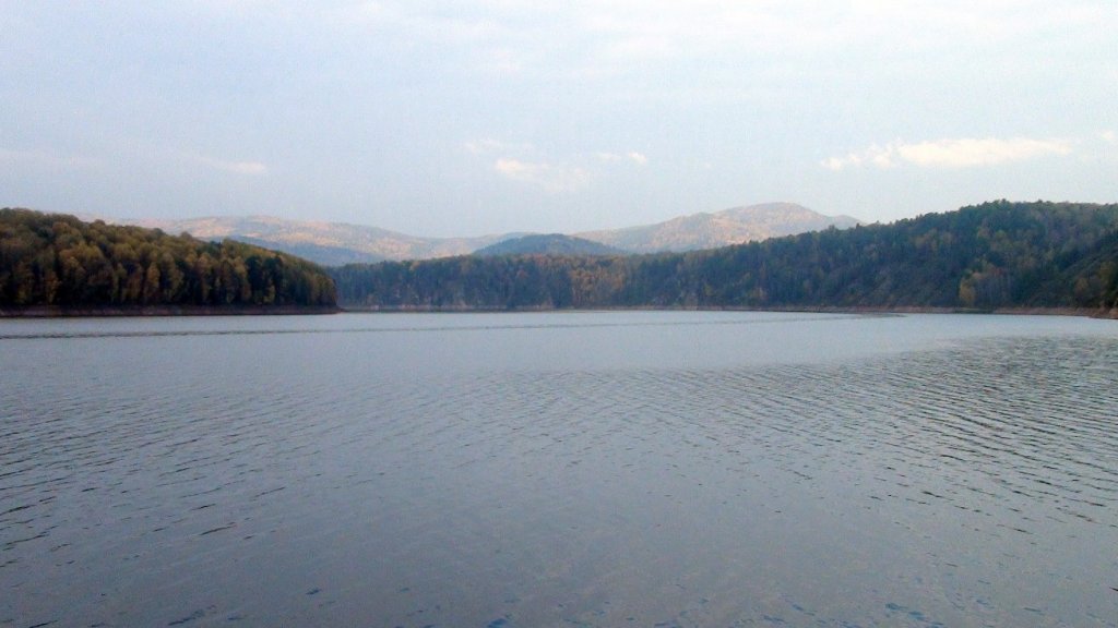 Осень на Красноярском водохранилище