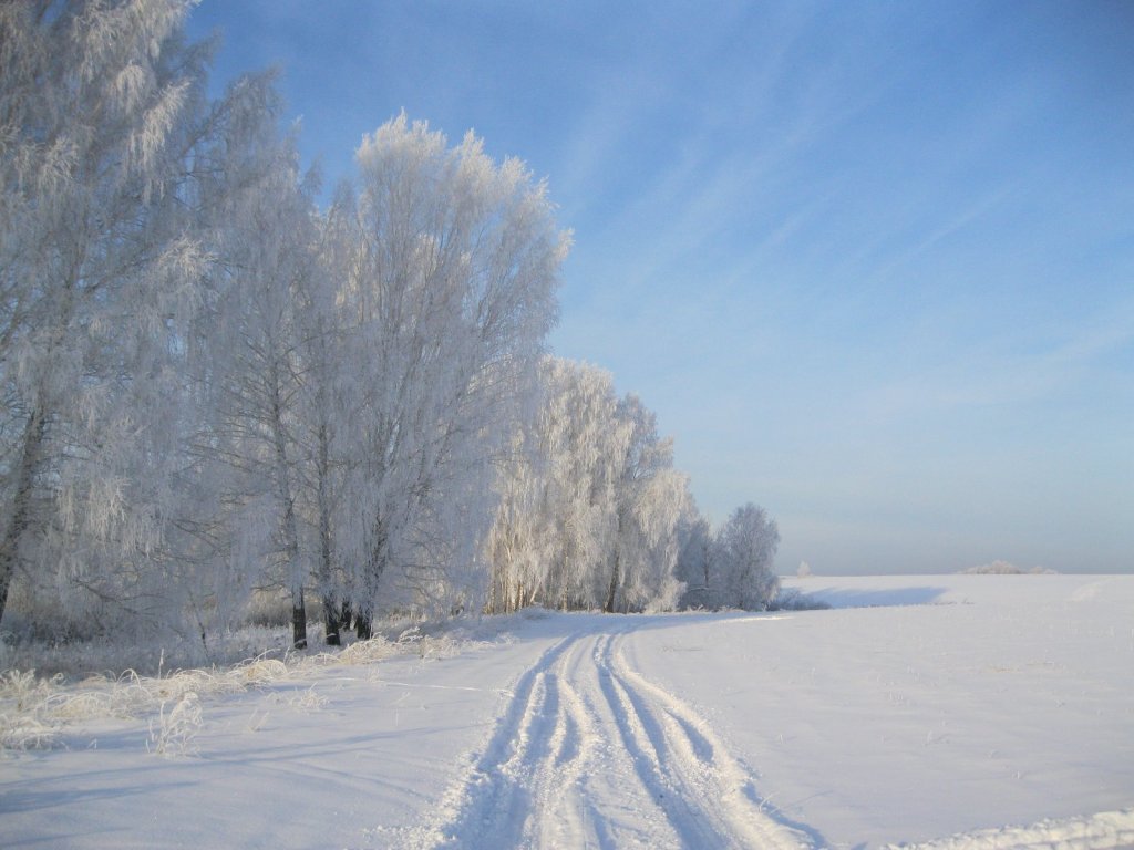 Хороший мороз и прошлогоднее солнце.
