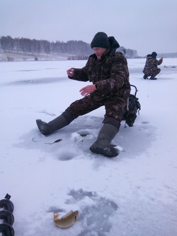 *первый окушок*