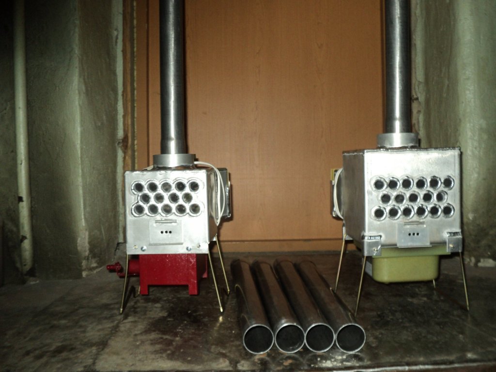 печь с выводом угарного газа
