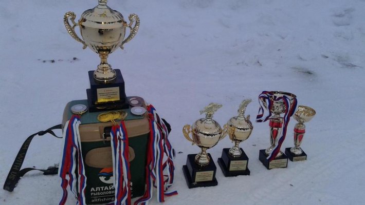 Новосибирские спортсмены - призеры чемпионата Алтайского края по ловле рыбы на мормышку