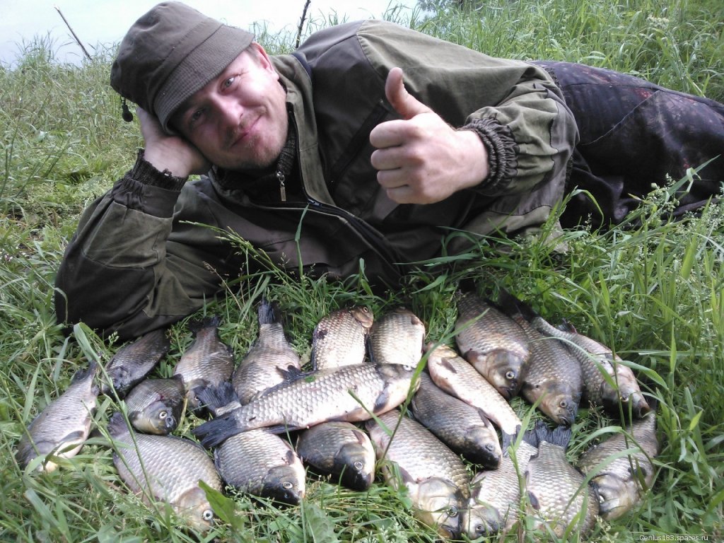Люблю ловить карася.