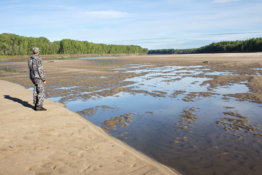 Ушла вода ( Данилкина протока ).