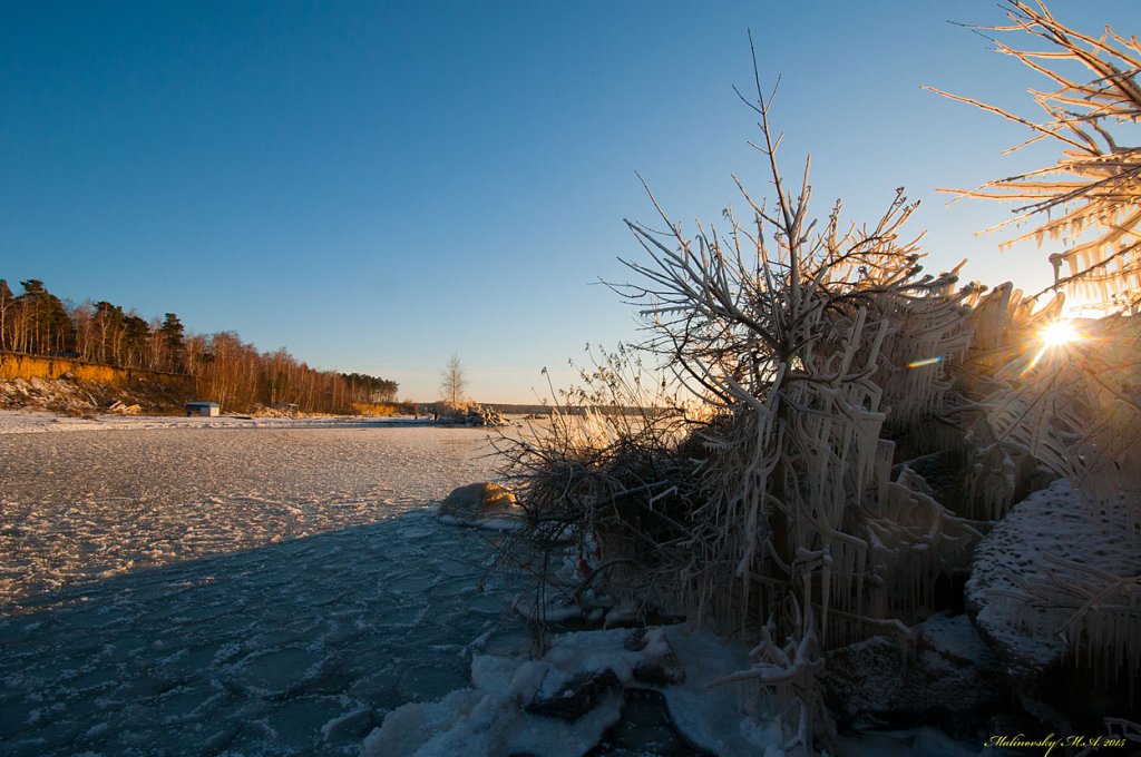 Ноябрь 2015 г.  Новосибирск Обское море