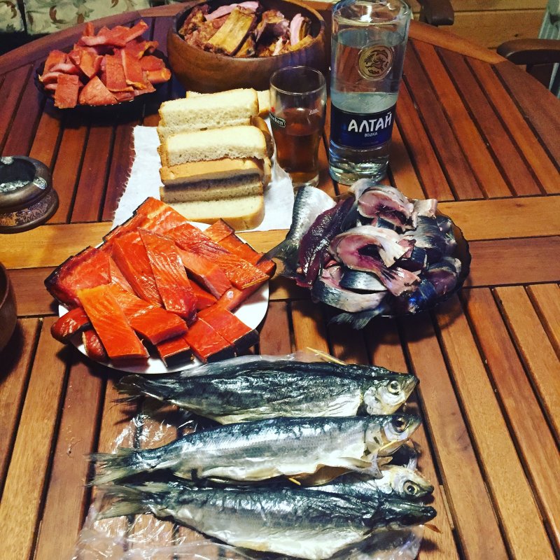 После рыбалки